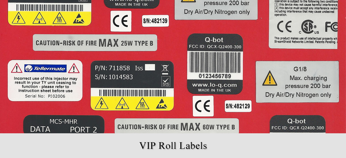 VIP Roll Labels ~ Avonclyde Ltd